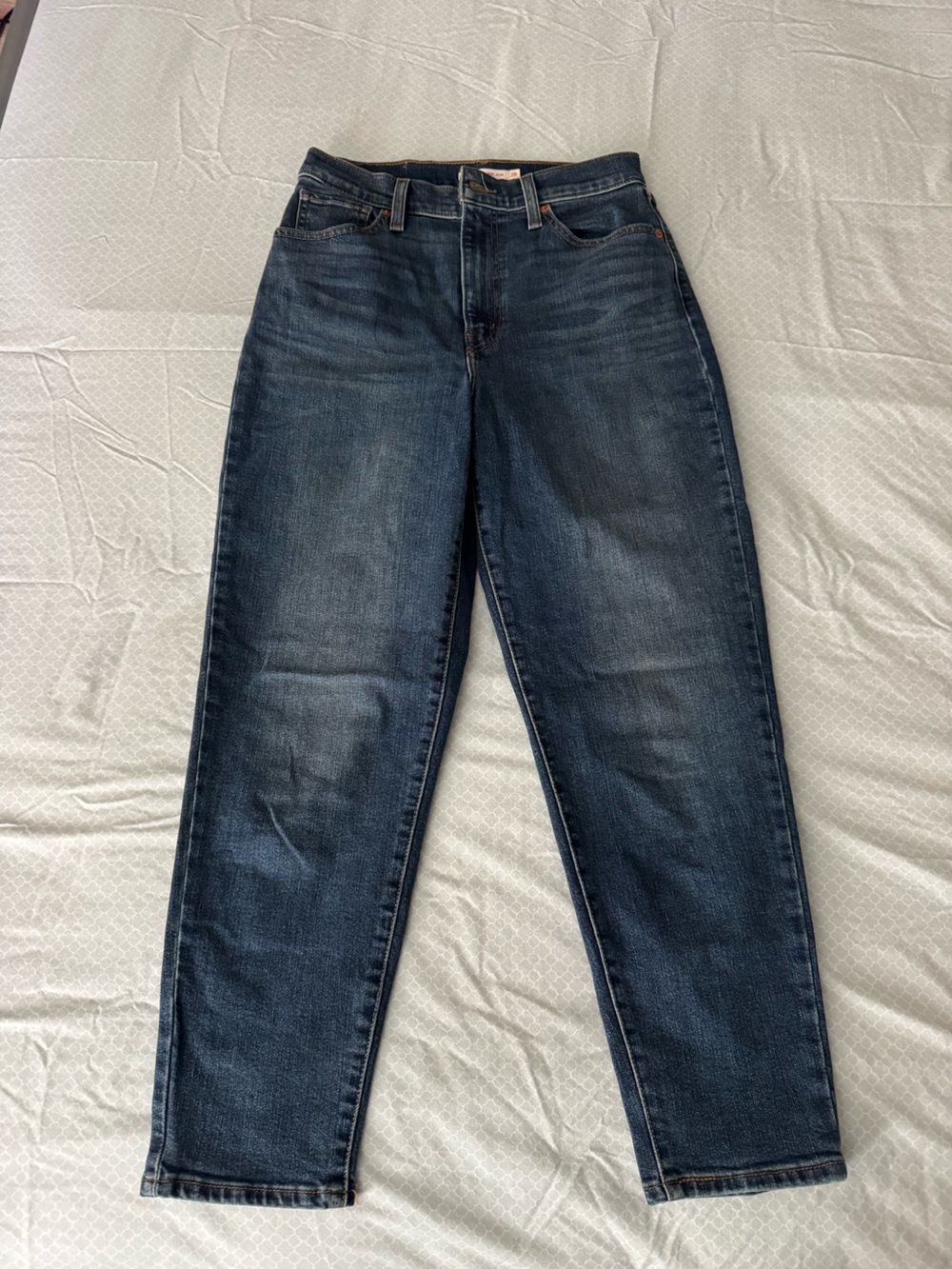 Levi’s High Waisted Mom Jeans size 28 Dark Blue